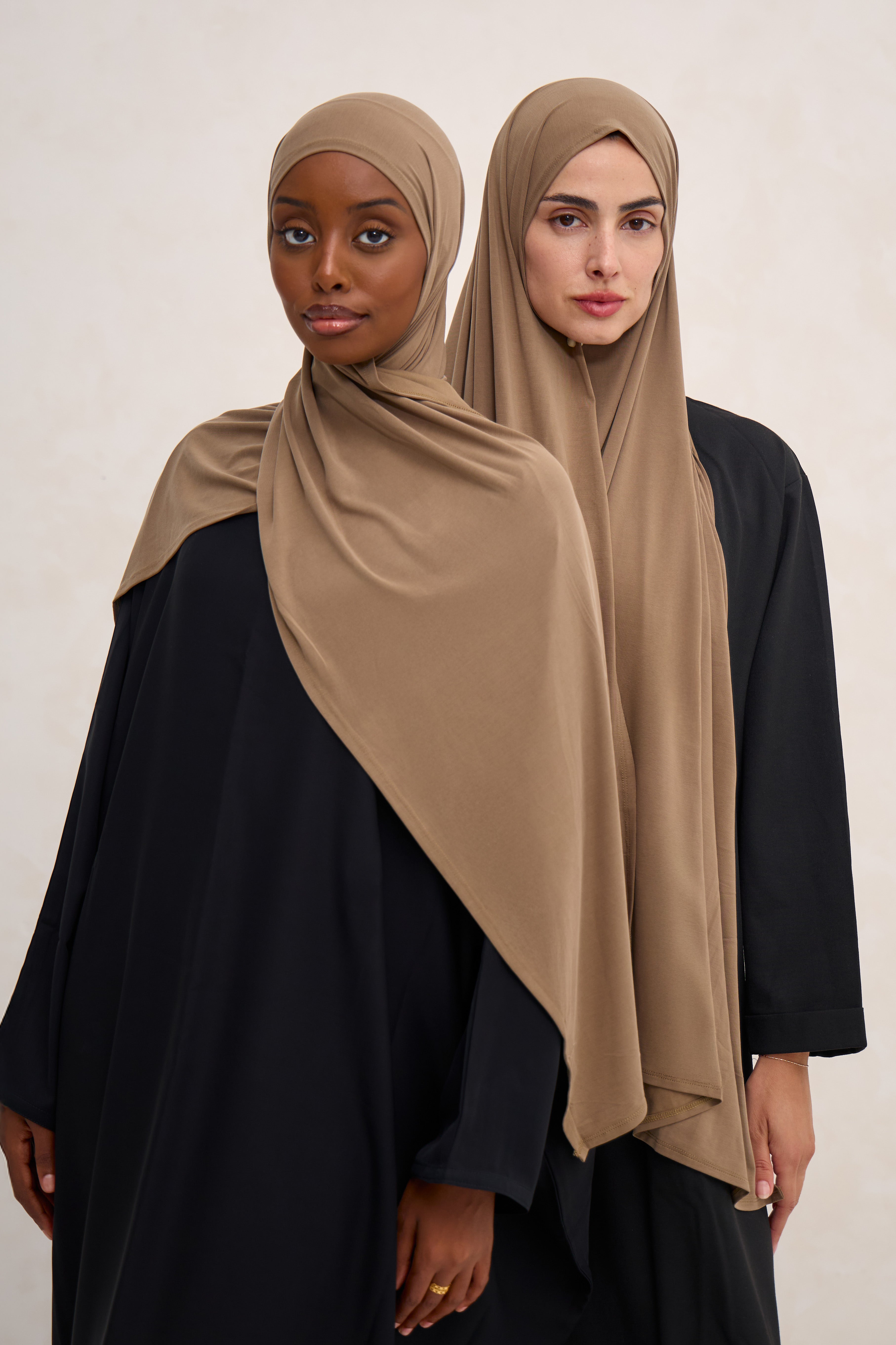 Forest Brown Cloud Jersey Hijab