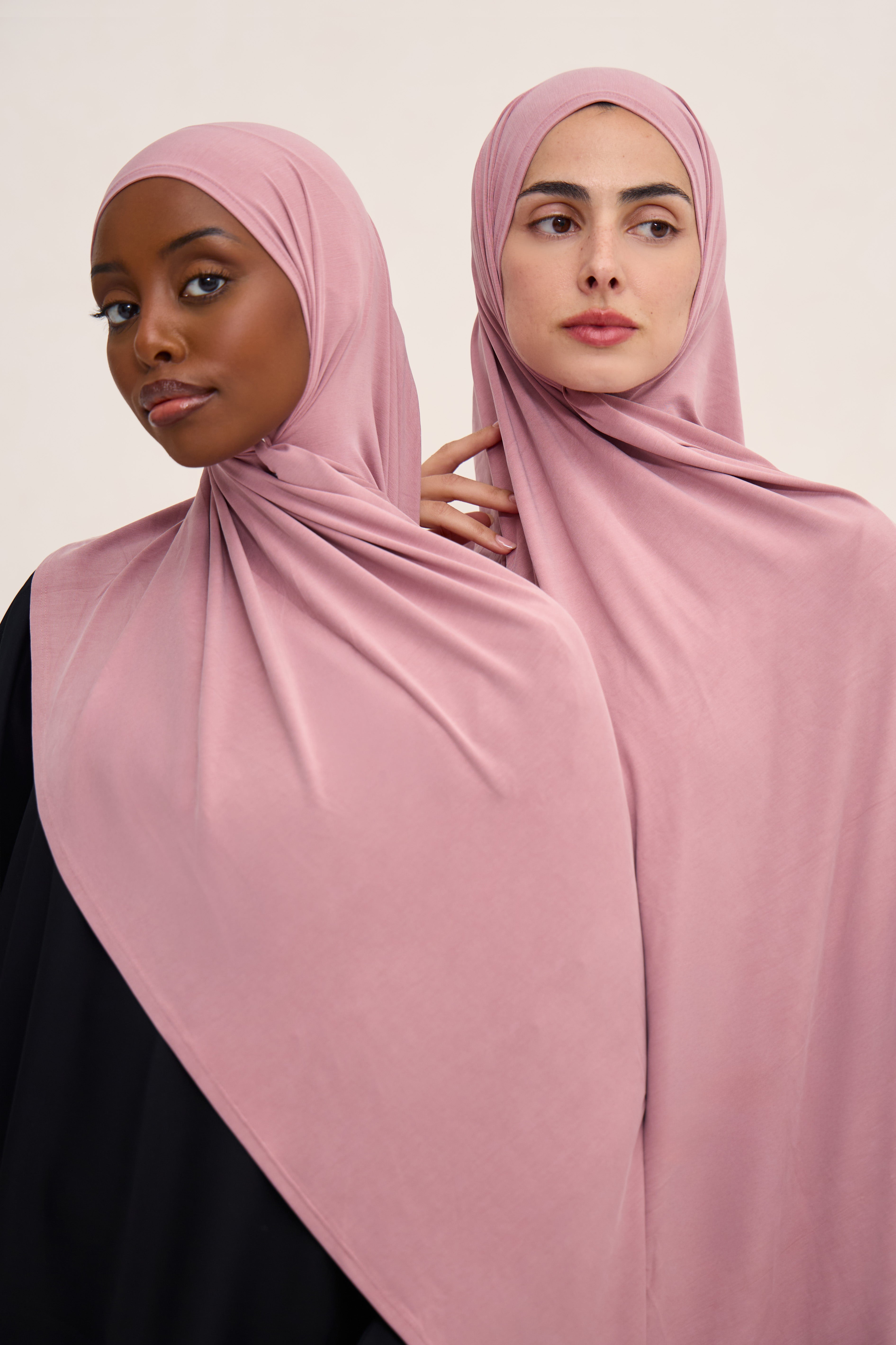 Dusty Mauve Cloud Jersey Hijab