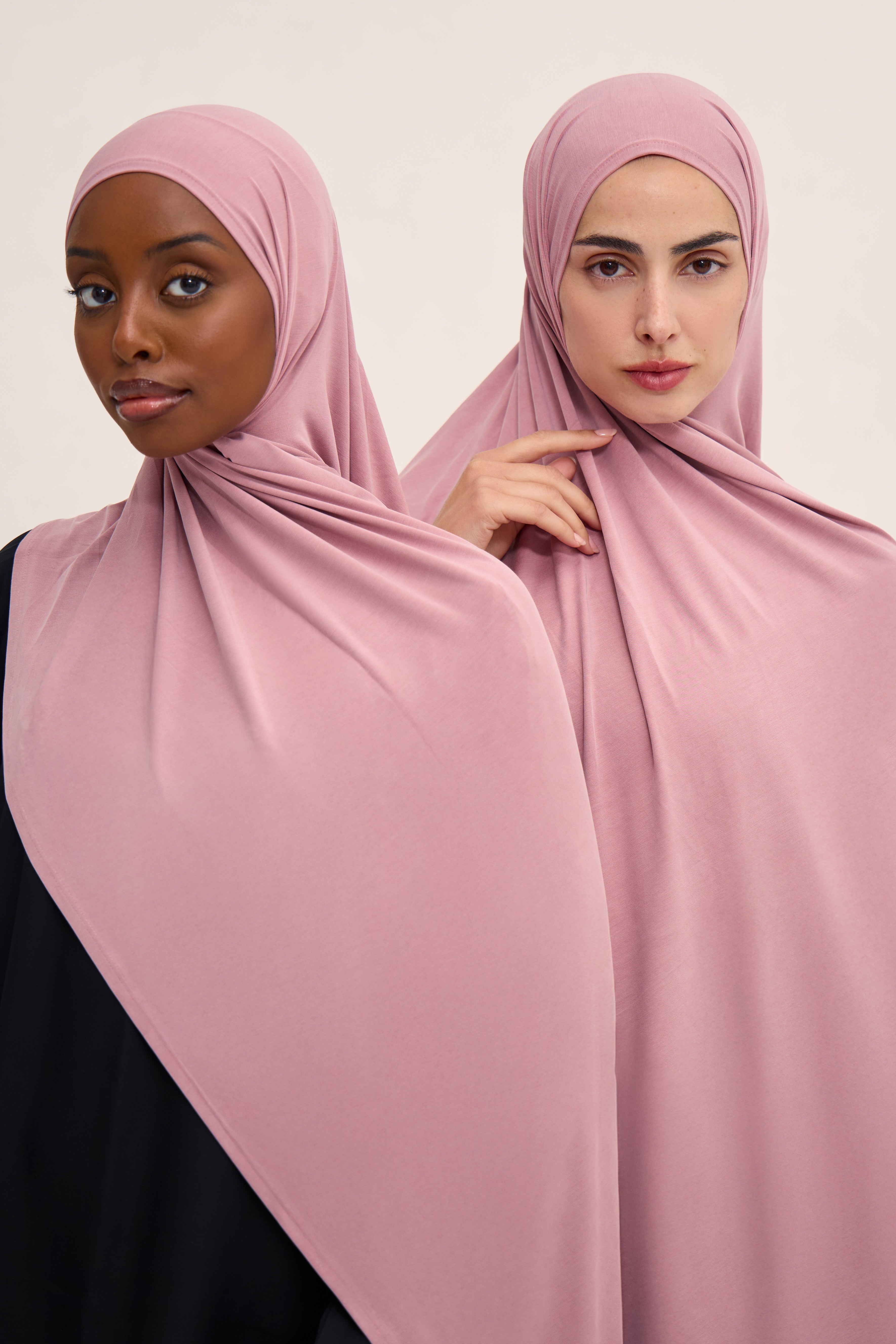 Dusty Mauve Cloud Jersey Hijab