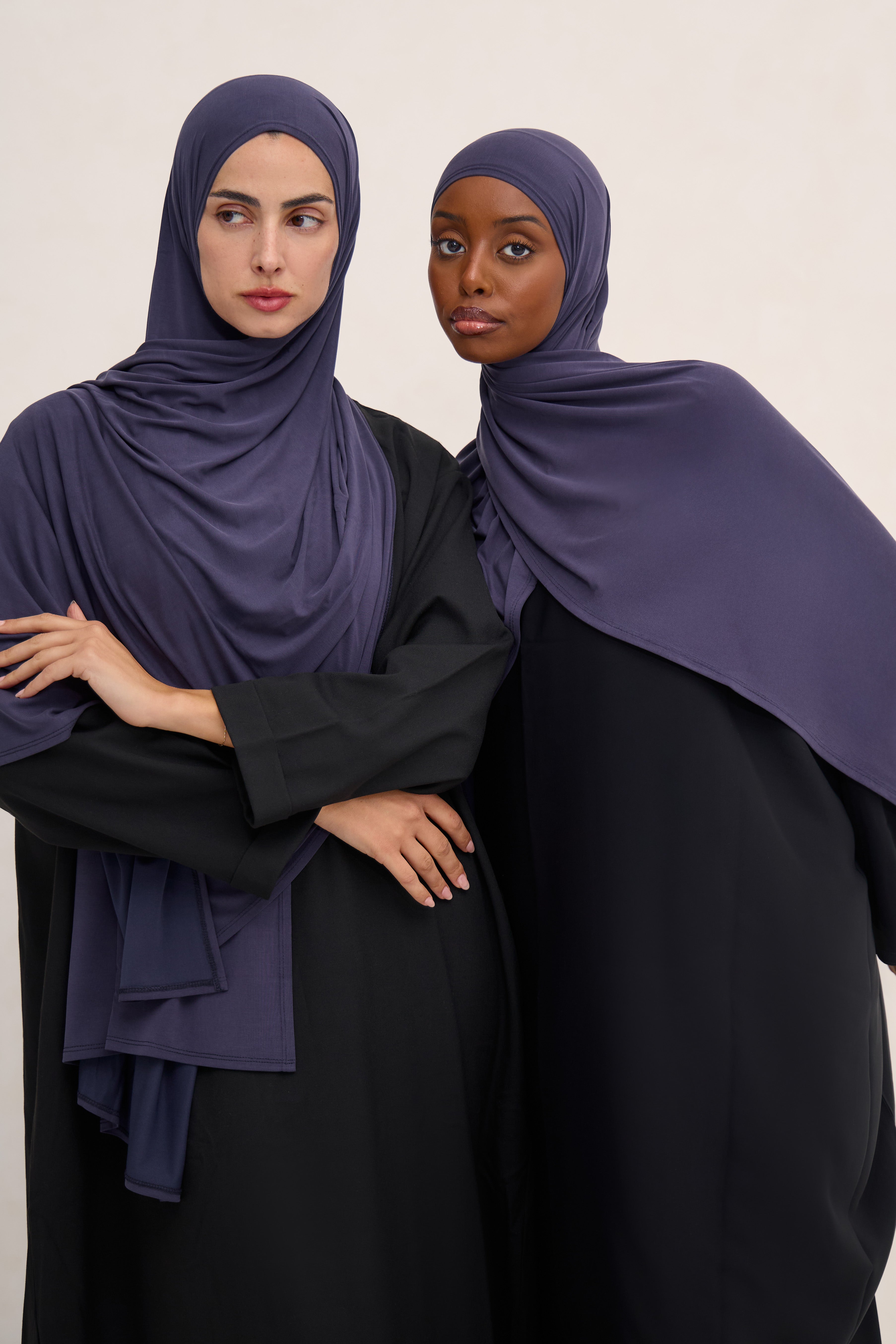 Navy Cloud Jersey Hijab