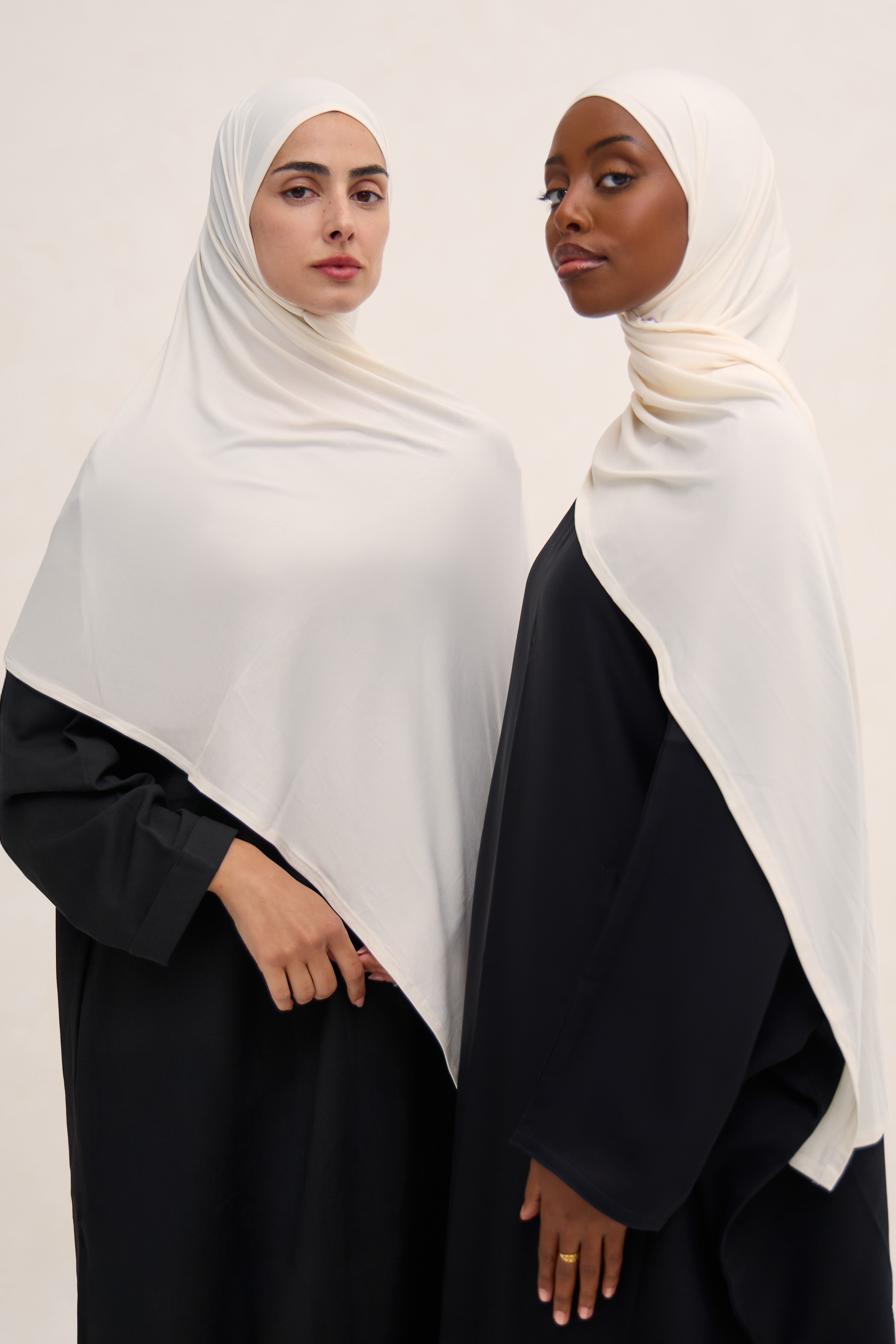 Off White Cloud Jersey Hijab