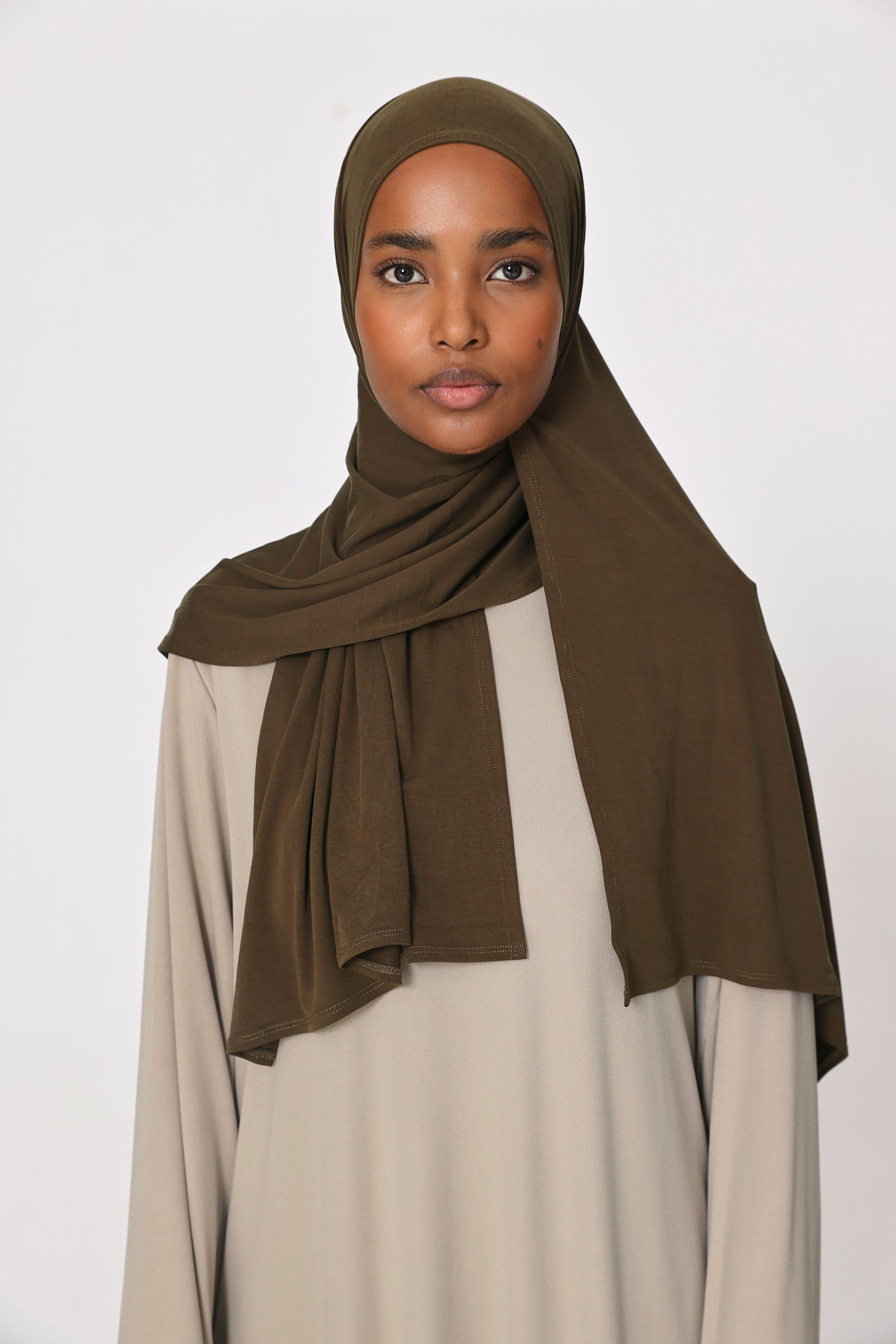 Walnut Cloud Jersey Hijab